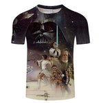 Newest 3D Printed star wars t shirt Men