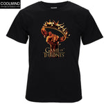 COOLMIND GA0131A cotton casual breathable game of thrones men t shirt cool I drink and i know things printed men's t-shirt