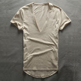 V Neck T-Shirt Men