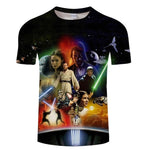 Newest 3D Printed star wars t shirt Men