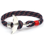 2019 New Fashion Black Color Anchor Bracelets Men