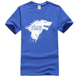 Stark cotton short sleeve Game of Thrones Men T-shirt