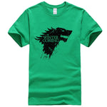 Stark cotton short sleeve Game of Thrones Men T-shirt