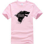 Stark cotton short sleeve Game of Thrones Men T-shirt