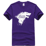 Stark cotton short sleeve Game of Thrones Men T-shirt