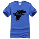 Stark cotton short sleeve Game of Thrones Men T-shirt