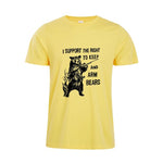 Funny Hunting Shirt I Support the Right To Arm Bears Tshirt